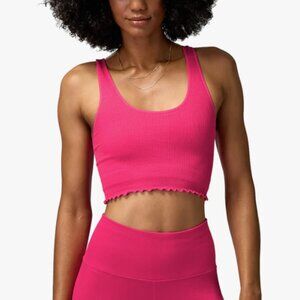 Spiritual Gangster Amor Crop Tank - Magenta